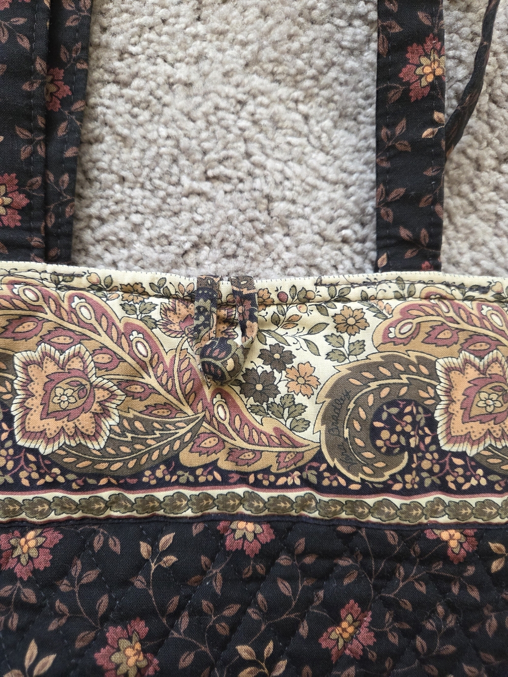 Vintage Vera Bradley Floral Tote Bag - Picture 2 of 9